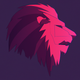 A majestic, roaring lion  app icon - ai app icon generator - app icon aesthetic - app icons