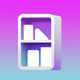 a bookshelf app icon - ai app icon generator - app icon aesthetic - app icons