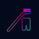 A minimalist toothbrush  app icon - ai app icon generator - app icon aesthetic - app icons