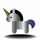 A cute, cartoon-style unicorn app icon - ai app icon generator - app icon aesthetic - app icons