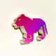 A regal, imposing panther  app icon - ai app icon generator - app icon aesthetic - app icons