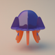 An intriguing, mesmerizing jellyfish  app icon - ai app icon generator - app icon aesthetic - app icons