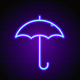 A minimalist umbrella icon  app icon - ai app icon generator - app icon aesthetic - app icons