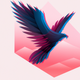 A majestic eagle in flight  app icon - ai app icon generator - app icon aesthetic - app icons