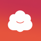 A soft, fluffy cloud  app icon - ai app icon generator - app icon aesthetic - app icons