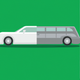 A sleek and polished limousine  app icon - ai app icon generator - app icon aesthetic - app icons
