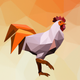 A proud, strutting rooster  app icon - ai app icon generator - app icon aesthetic - app icons