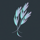 A fragrant lavender sprig  app icon - ai app icon generator - app icon aesthetic - app icons