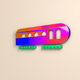 A shiny and modern bullet train  app icon - ai app icon generator - app icon aesthetic - app icons