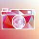 A retro camera app icon - ai app icon generator - app icon aesthetic - app icons