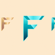 A simple blue letter F  app icon - ai app icon generator - app icon aesthetic - app icons
