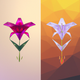 A classic and delicate lily plant  app icon - ai app icon generator - app icon aesthetic - app icons