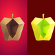 A minimalist apple core  app icon - ai app icon generator - app icon aesthetic - app icons