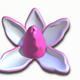 A stylized magnolia blossom  app icon - ai app icon generator - app icon aesthetic - app icons