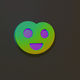 A lovestruck, swooning smiley face  app icon - ai app icon generator - app icon aesthetic - app icons