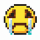A crying, sad smiley face  app icon - ai app icon generator - app icon aesthetic - app icons