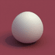 An app icon of a rounded egg with amber and mulberry and lilac scheme color