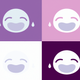 A face with tears of joy, laughing and crying  app icon - ai app icon generator - app icon aesthetic - app icons