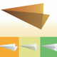 A minimalist paper airplane  app icon - ai app icon generator - app icon aesthetic - app icons