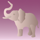 A detailed elephant  app icon - ai app icon generator - app icon aesthetic - app icons