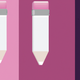 A stylized pencil with an eraser  app icon - ai app icon generator - app icon aesthetic - app icons