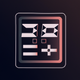 A minimalist calculator with numbers  app icon - ai app icon generator - app icon aesthetic - app icons