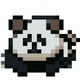 An adorable and curious baby panda  app icon - ai app icon generator - app icon aesthetic - app icons