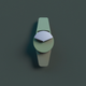 A minimalist watch with a leather strap  app icon - ai app icon generator - app icon aesthetic - app icons