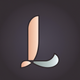 A whimsical, script letter L  app icon - ai app icon generator - app icon aesthetic - app icons