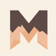 A rough, jagged letter M  app icon - ai app icon generator - app icon aesthetic - app icons