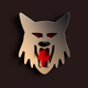 A fierce, snarling wolf  app icon - ai app icon generator - app icon aesthetic - app icons