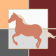 A majestic horse in profile  app icon - ai app icon generator - app icon aesthetic - app icons