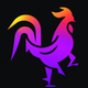A proud, strutting rooster  app icon - ai app icon generator - app icon aesthetic - app icons