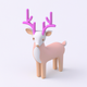A gentle and peaceful deer in the forest  app icon - ai app icon generator - app icon aesthetic - app icons