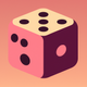 A stylized dice  app icon - ai app icon generator - app icon aesthetic - app icons