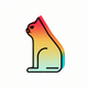 A charming and curious house cat  app icon - ai app icon generator - app icon aesthetic - app icons