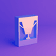 A AI-generated app icon of a trophy in dark purple , light pink , goldenrod , indigo color scheme
