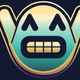 A panicked, screaming smiley face with flailing arms  app icon - ai app icon generator - app icon aesthetic - app icons
