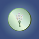 A fragrant lavender sprig  app icon - ai app icon generator - app icon aesthetic - app icons