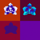A striking, patterned orchid blossom  app icon - ai app icon generator - app icon aesthetic - app icons