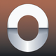 A sharp, geometric letter O  app icon - ai app icon generator - app icon aesthetic - app icons