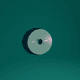 A AI-generated app icon of a DVD in mint blue , misty rose , gunmetal grey , grey color scheme