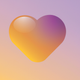 A simple heart app icon - ai app icon generator - app icon aesthetic - app icons