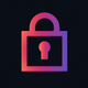 A stylized padlock with keyhole  app icon - ai app icon generator - app icon aesthetic - app icons