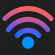 A stylized wifi signal icon  app icon - ai app icon generator - app icon aesthetic - app icons