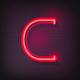 A simple red letter C  app icon - ai app icon generator - app icon aesthetic - app icons
