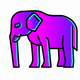 A detailed elephant  app icon - ai app icon generator - app icon aesthetic - app icons