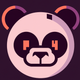 An adorable, cartoon-style panda  app icon - ai app icon generator - app icon aesthetic - app icons