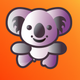 An adorable, cartoon-style koala  app icon - ai app icon generator - app icon aesthetic - app icons