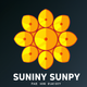 A cluster of sunny and bright sunflowers  app icon - ai app icon generator - app icon aesthetic - app icons